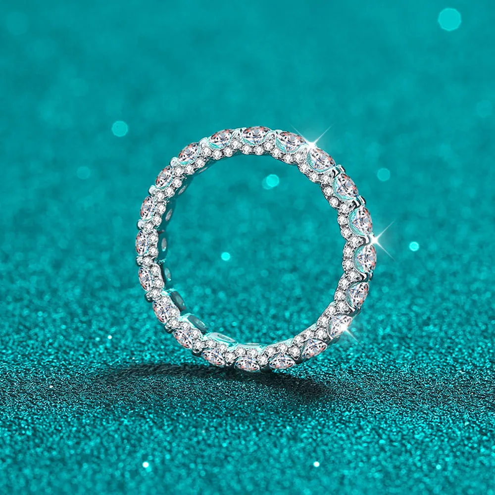 925 Sterling Silver 2.1carat Full Moissanite Row Rings D for Women White Gold Diamond Rings Eternity Wedding Fine Jewelry Gift
925 Sterling Silver 2.1carat Full Moissanite Row Rings D for Women White Gold Diamond Rings Eternity Wedding Fine Jewelry Gift
