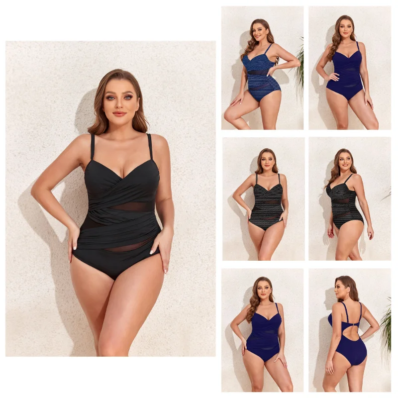 Plus size women's sexy one-piece bikini beach resort hot spring swimsuit female one-piece swimsuit
Plus size women's sexy one-piece bikini beach resort hot spring swimsuit female one-piece swimsuit
