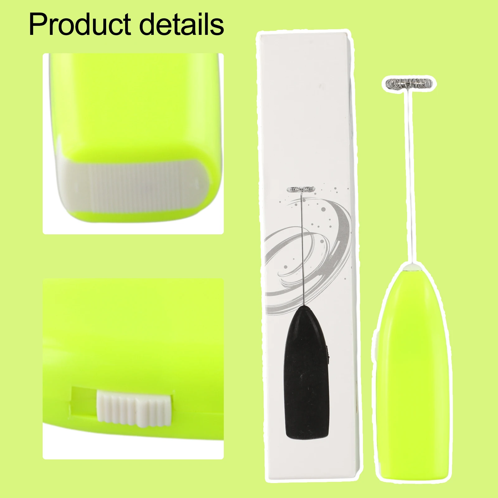 Stirring Multi-Functional Battery Powered Egg Beater Kitchen Mini Stainless Steel Coffee Milk Frother Juice Electric
Stirring Multi-Functional Battery Powered Egg Beater Kitchen Mini Stainless Steel Coffee Milk Frother Juice Electric