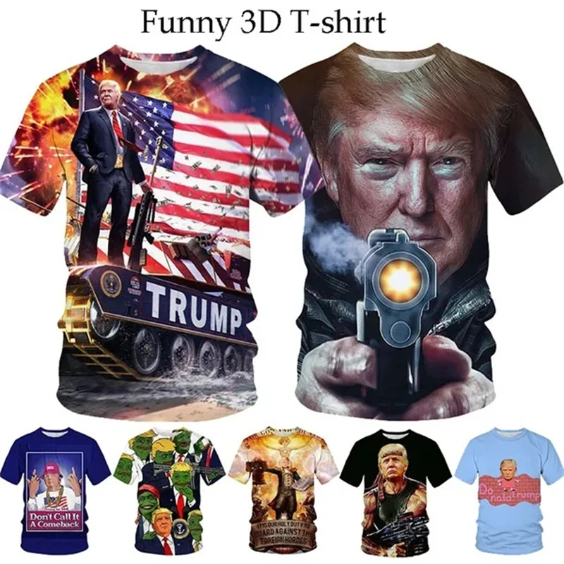 Мужские и женские новейшие модные футболки с принтом Дональда Трампа 2024 забавная рубашка с коротким рукавом и поддержкой президентской поддержки Трампа футболки топы футболки
Мужские и женские новейшие модные футболки с принтом Дональда Трампа 2024 забавная рубашка с коротким рукавом и поддержкой президентской поддержки Трампа футболки топы футболки