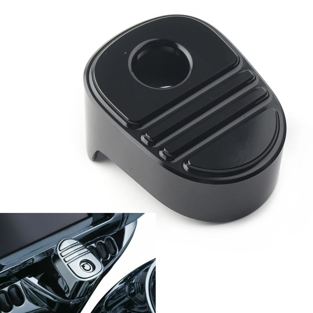 

Motorcycle Tri Line Ignition Switch Cover For Harley Touring Electra Road Glide FLHT FLHX FLHTK FLTRX 2014 2015 2016 2017 2018