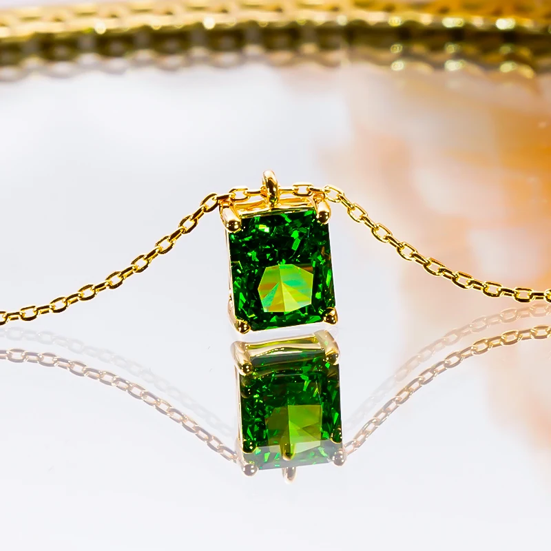 Vintage 1.5 Carat Emerald Necklace For Women 100% S925 Sterling Silver Luxury Fine Jewelry Wedding Anniversary Birthday Gift New
Vintage 1.5 Carat Emerald Necklace For Women 100% S925 Sterling Silver Luxury Fine Jewelry Wedding Anniversary Birthday Gift New