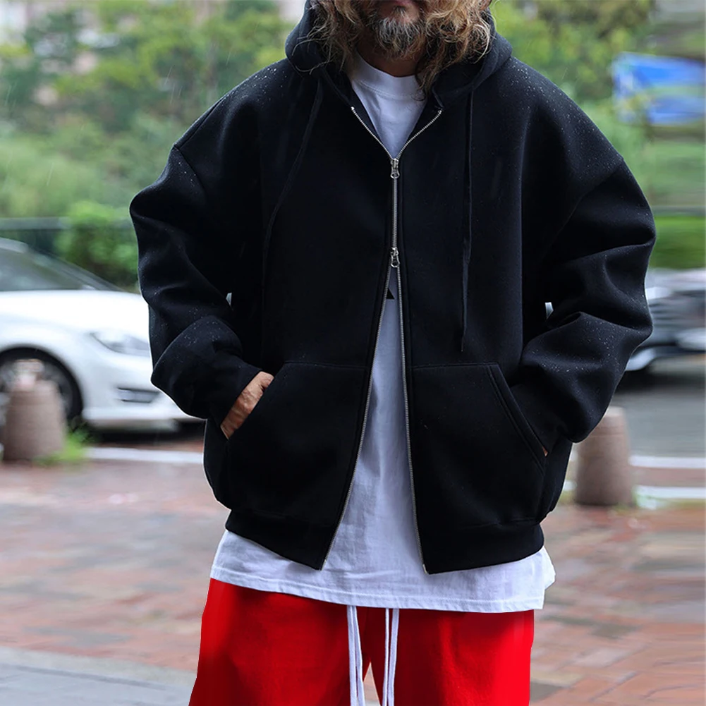 Coats Mens Jacket Soft Sport Spring Sweatshirt Top Warm Winter Casual Zip-up Fall Hooded Long Sleeve Comfortable
Coats Mens Jacket Soft Sport Spring Sweatshirt Top Warm Winter Casual Zip-up Fall Hooded Long Sleeve Comfortable