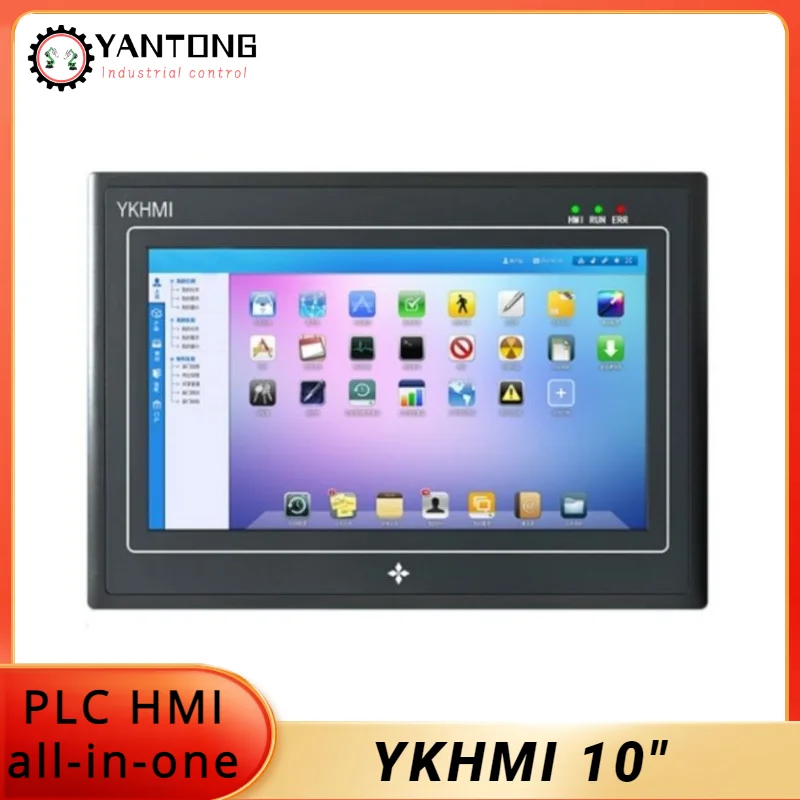 Ykhmi 10-дюймовый ПЛК HMI все-в-одном, Встроенный аналоговый вход и выход сигнала, совместимый с Mitsubishi FX1N
Ykhmi 10-дюймовый ПЛК HMI все-в-одном, Встроенный аналоговый вход и выход сигнала, совместимый с Mitsubishi FX1N