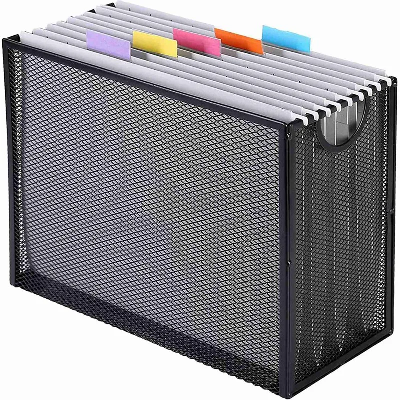 3X Hanging File Organizer Filing Box,Metal Mesh File Crate Desk Organizer Magazine Holder With 15 Hanging Folders
3X Hanging File Organizer Filing Box,Metal Mesh File Crate Desk Organizer Magazine Holder With 15 Hanging Folders