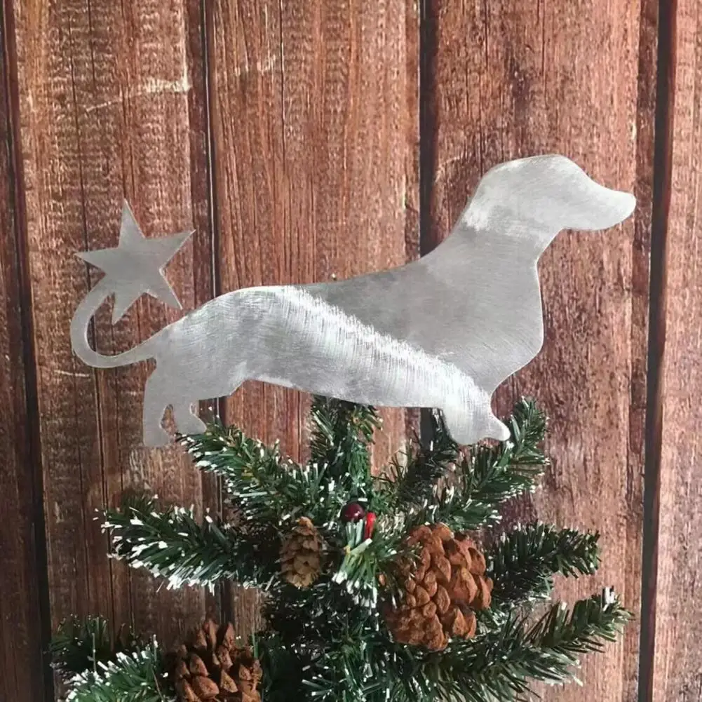 Handmade Iron Christmas Tree Topper Festive Dog-themed Holiday Decor Dachshund Star Tree Topper Handmade for Pet-themed
Handmade Iron Christmas Tree Topper Festive Dog-themed Holiday Decor Dachshund Star Tree Topper Handmade for Pet-themed