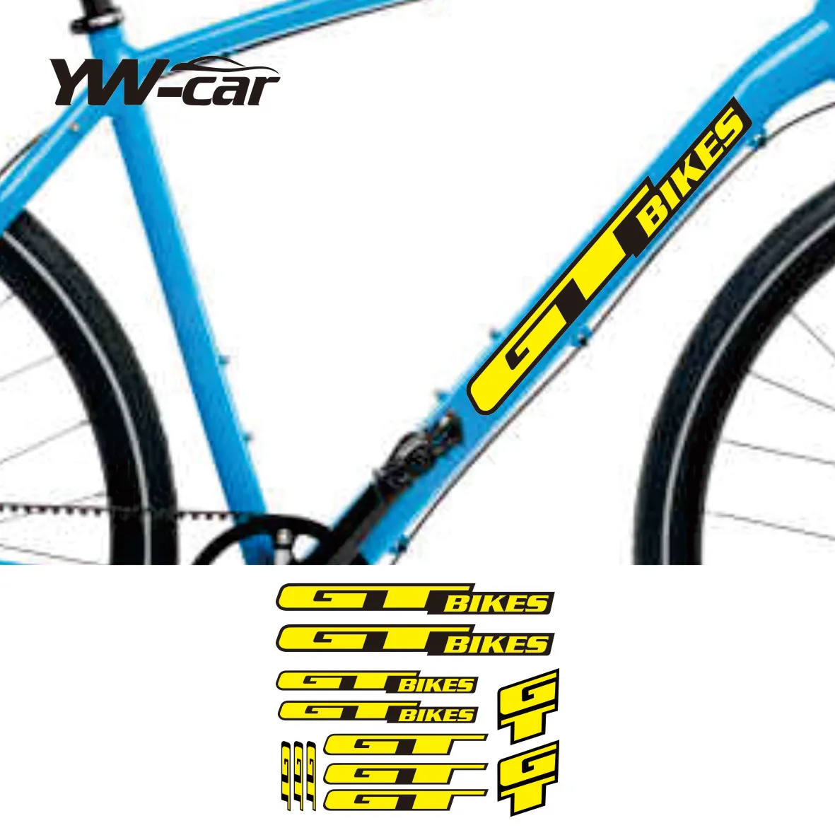 12 Pcs Pvc Bicycle Sticker for GT Decor Art Bike Frame Vinyl Decal Set of For Cycling Road Freeride 32cm*32cm
12 Pcs Pvc Bicycle Sticker for GT Decor Art Bike Frame Vinyl Decal Set of For Cycling Road Freeride 32cm*32cm