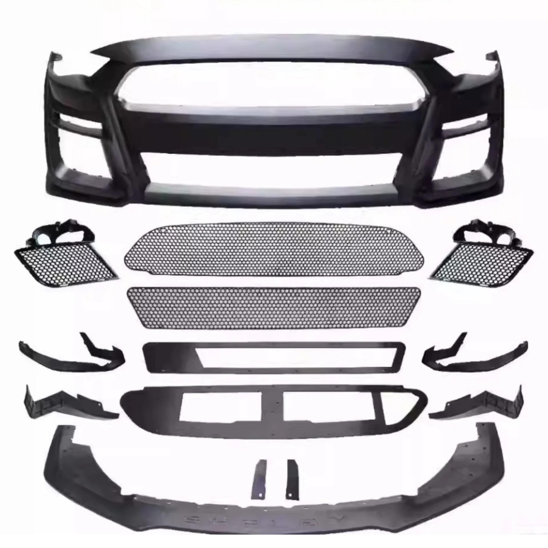 Body Kit Front Bumper Assembly Grille for Ford Mustang GT500 18-20 Convert Surround Car Accessories
Body Kit Front Bumper Assembly Grille for Ford Mustang GT500 18-20 Convert Surround Car Accessories