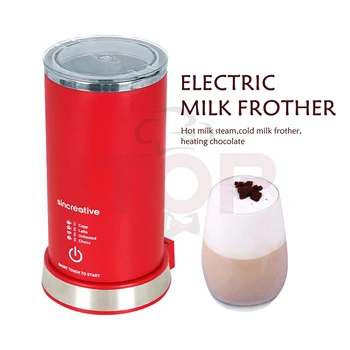 ITOP 전기 우유 거품기, 뜨거운 우유 증기 차가운 우유 거품기, 가열 초콜릿 블렌더 믹서 커피 머신, 400W, 110-220-240V