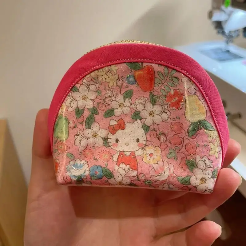 

Новый Кошелек для монет Hellokitty Sanrio Kawaii из аниме, Женский мини-кошелек для ключей с милым рисунком из ПВХ, водонепроницаемые наушники, милый креативный подарок, игрушки