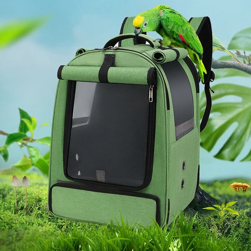 Pet Parrot Backpack Suit Carrying Cage Cat Dog Outdoor Travel Breathable Carrier Bird Canary Waterproof Transport Bag Birds Supp
Pet Parrot Backpack Suit Carrying Cage Cat Dog Outdoor Travel Breathable Carrier Bird Canary Waterproof Transport Bag Birds Supp