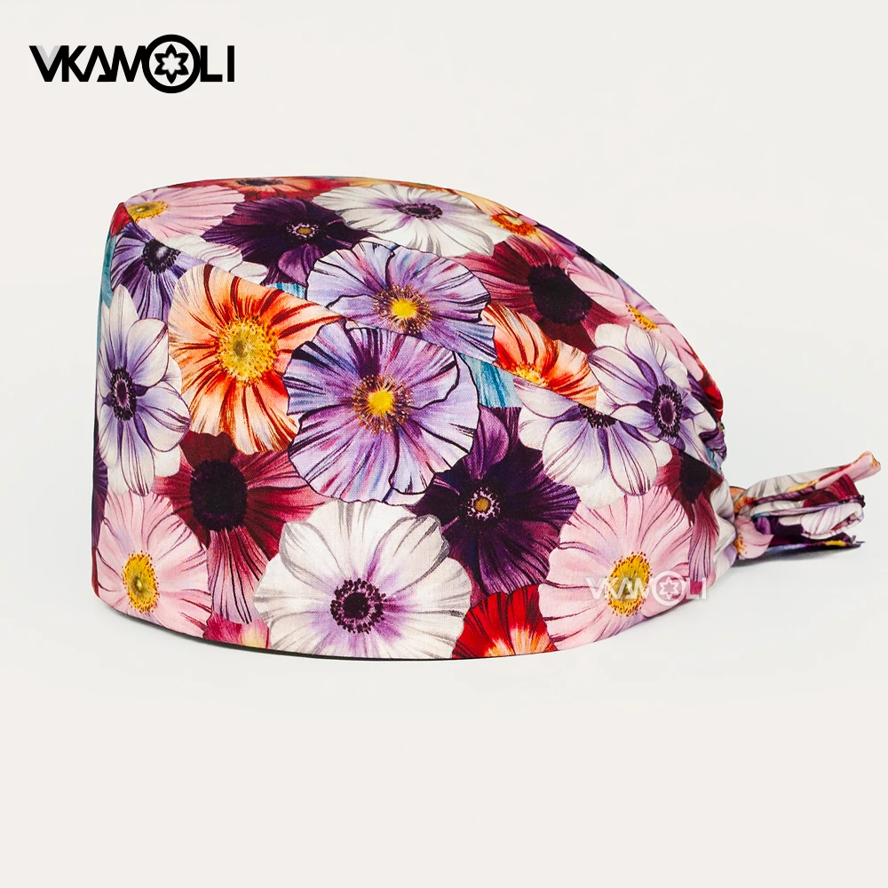 Unisex Adjustable Dental dentist hat Prints Cotton Surgical Cap Nurse Cap Elastic Beauty Hat Baotou Cap nursing hat
Unisex Adjustable Dental dentist hat Prints Cotton Surgical Cap Nurse Cap Elastic Beauty Hat Baotou Cap nursing hat