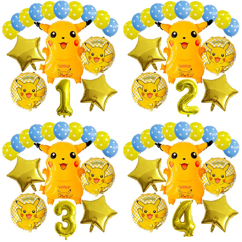 16pc anime Pokemon kawaii action figure pokemon Pikachu kid birthday party decor latex balloons anime figure party supplies toys
16pc anime Pokemon kawaii action figure pokemon Pikachu kid birthday party decor latex balloons anime figure party supplies toys