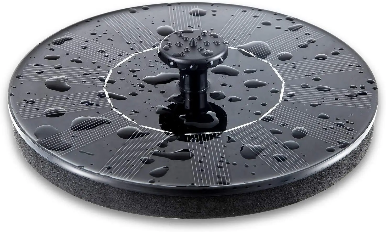 Solar Fountain with 4 Nozzle, Free Standing Floating Solar Powered Water Fountain Pump for Bird Bath
Solar Fountain with 4 Nozzle, Free Standing Floating Solar Powered Water Fountain Pump for Bird Bath