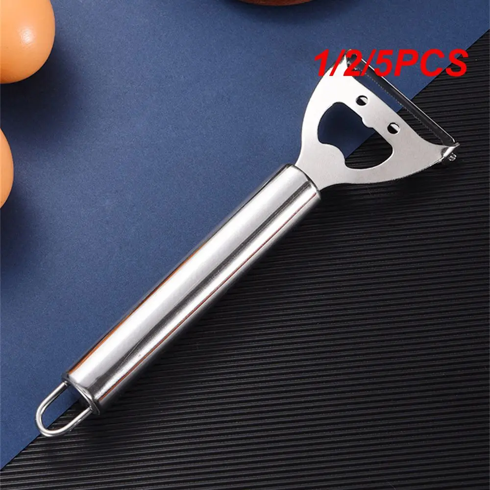 

1/2/5PCS Potato Peeler Fruit Tools 430 Stainless Steel Multifunction 2in1 Face Kitchen Gadget Bottle Opener Home 2 In 1