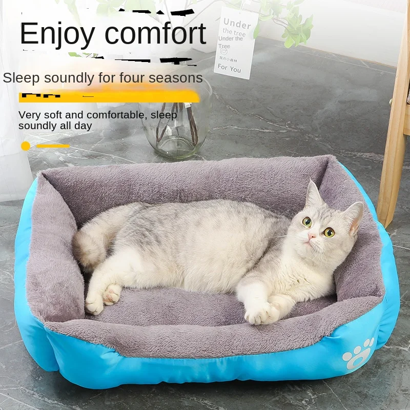 Candy Color Soft and Comfortable Dog Kennel Cat Kennel Warm Winter Pet Bed Large Dog Sofa Cushion Pet Supplies
Candy Color Soft and Comfortable Dog Kennel Cat Kennel Warm Winter Pet Bed Large Dog Sofa Cushion Pet Supplies