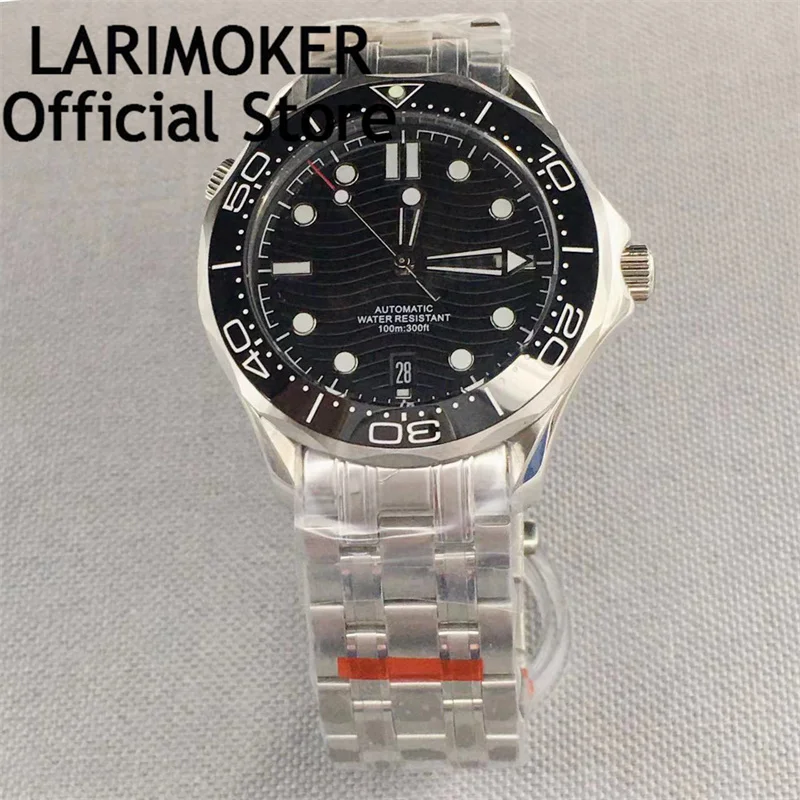 LARIMOKE 10ATM Waterproof 41mm Black white Dial Function NH35 date at 6 o'clock Automatic Watch For Men Bracelet Ceramics Bezel
LARIMOKE 10ATM Waterproof 41mm Black white Dial Function NH35 date at 6 o'clock Automatic Watch For Men Bracelet Ceramics Bezel