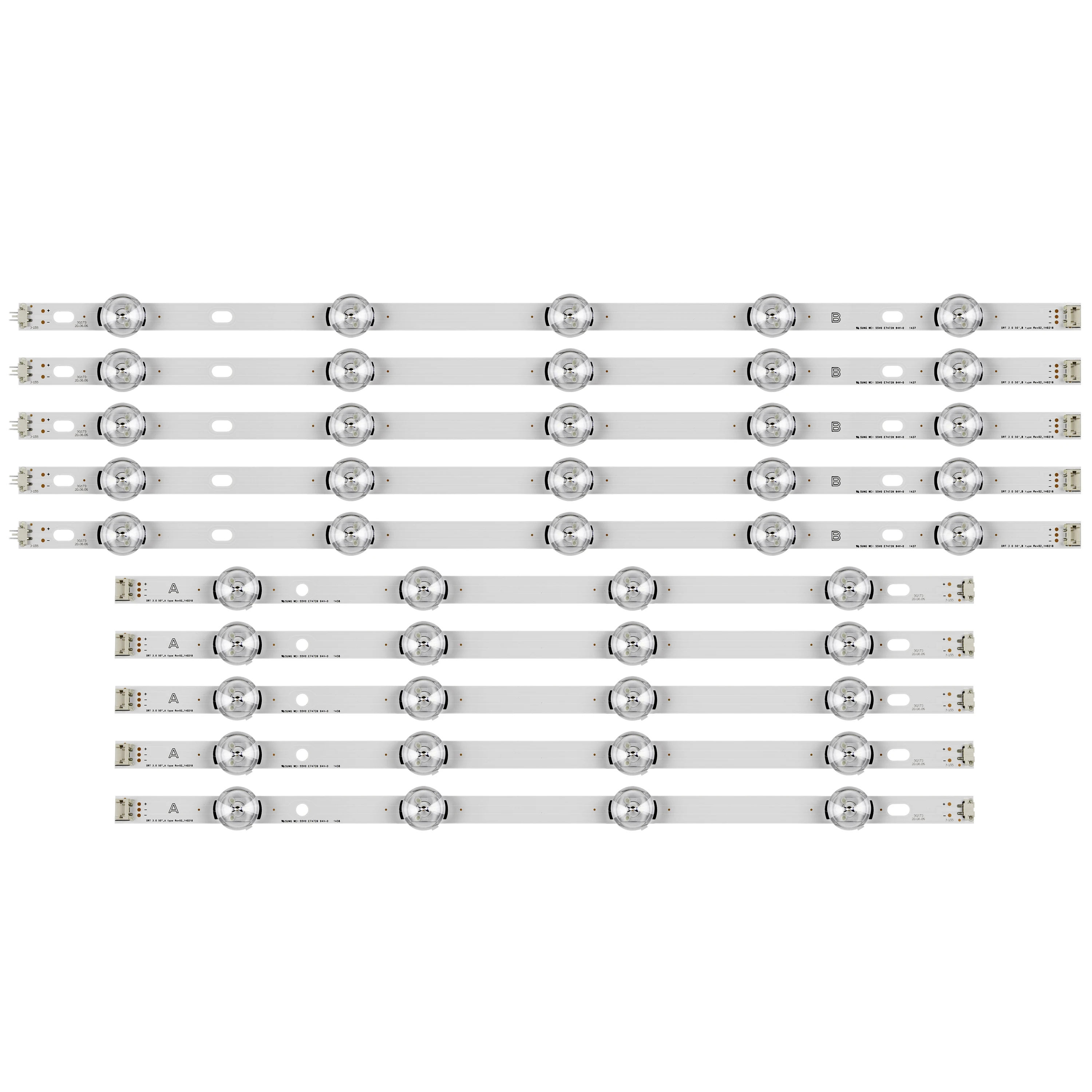 LED Backlight strip for LG Innotek DRT 3.0 50" AGF78401501 50LB572V 50LB580V 50LB653V 50LF653V 50LF5809-ZA 6916L-1735A 1736A
LED Backlight strip for LG Innotek DRT 3.0 50" AGF78401501 50LB572V 50LB580V 50LB653V 50LF653V 50LF5809-ZA 6916L-1735A 1736A