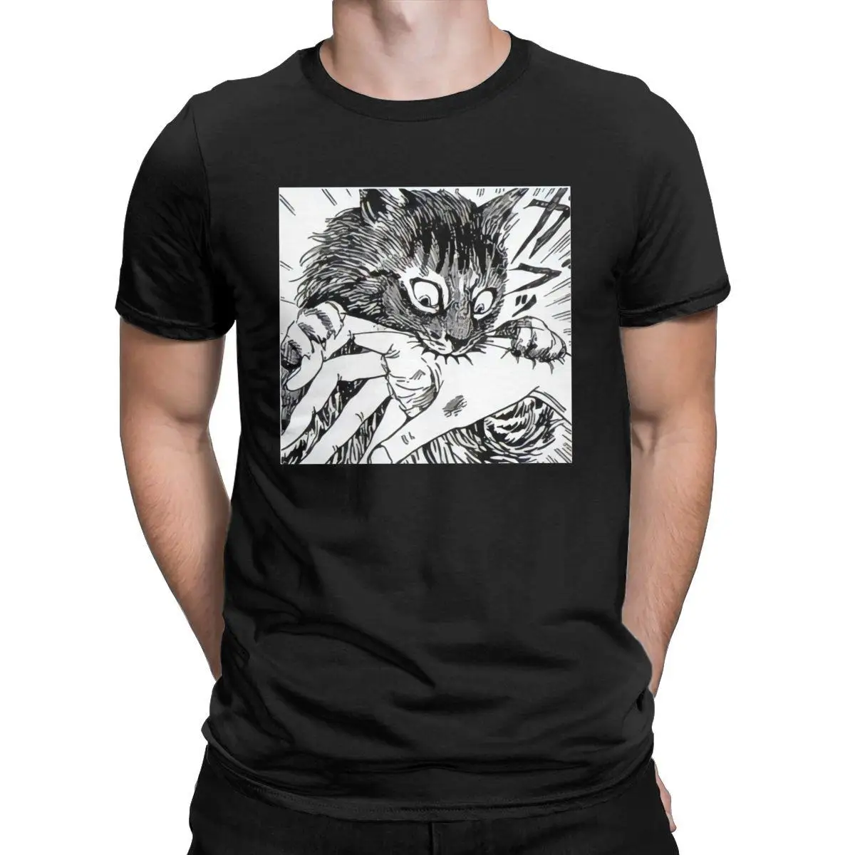 Men's T-Shirt My Cute Cat Tomie Junji Ito Vintage Cotton Tees Short Sleeve Manga T Shirt Crewneck Tops New Arrival
Men's T-Shirt My Cute Cat Tomie Junji Ito Vintage Cotton Tees Short Sleeve Manga T Shirt Crewneck Tops New Arrival