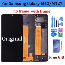 Écran tactile LCD de remplacement, pour Samsung Galaxy M12 M127, Original, accessoire pour écran SM-M127F/DSN=