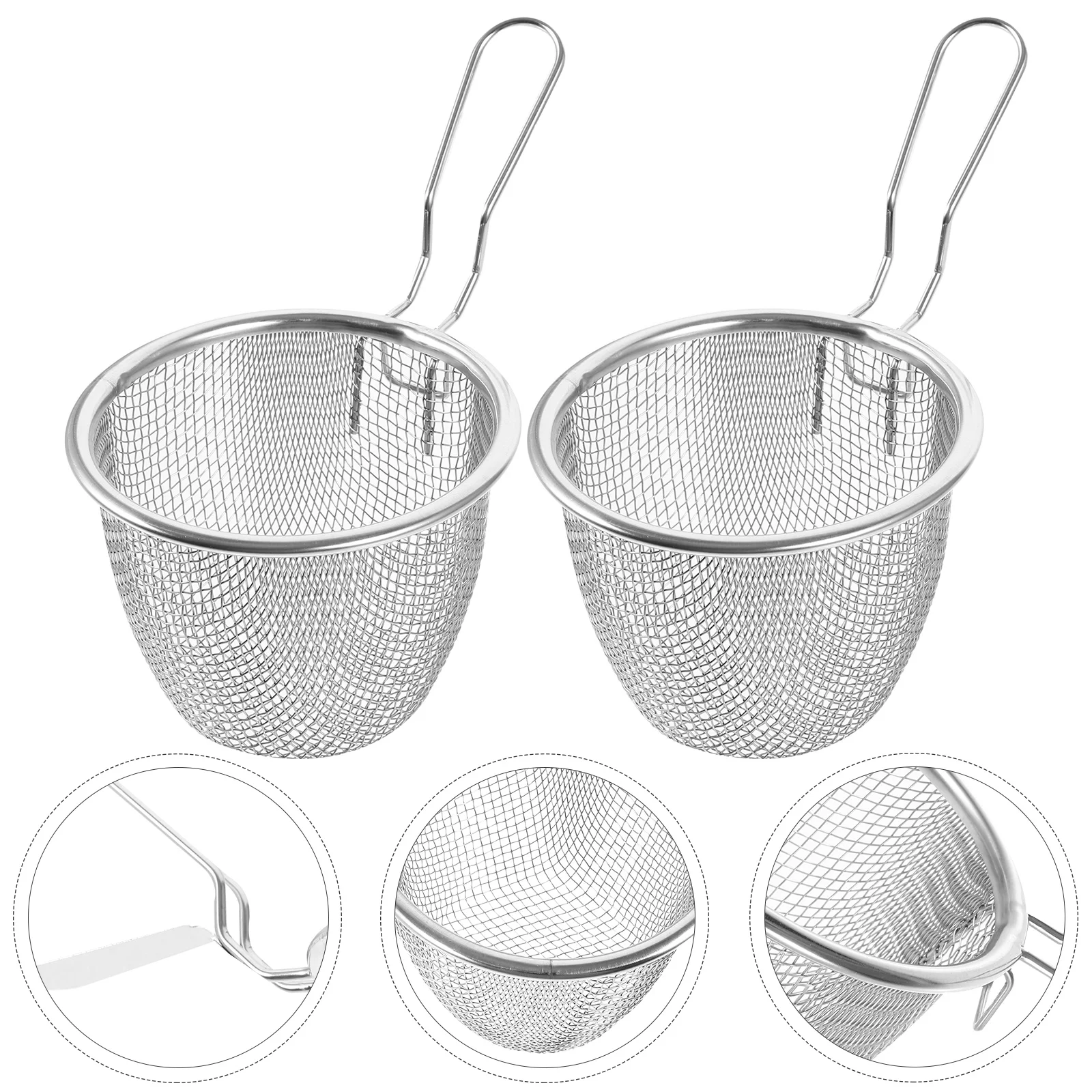 2 Pcs Hot Pot Colander Household Pasta Strainer Spoon Filter Noodle Kitchen Food Strainers Fine Mesh Metal
2 Pcs Hot Pot Colander Household Pasta Strainer Spoon Filter Noodle Kitchen Food Strainers Fine Mesh Metal