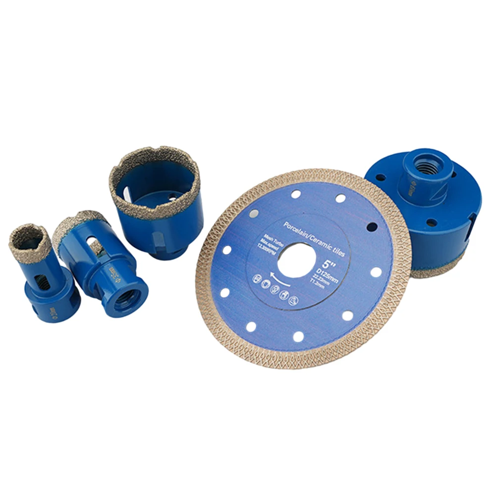 20-68mm M14 Hole Opener 125mm Cutting Disc Kit For Tile Marble Concrete Glass Ceramic Cutter Angle Grinder Power Tools Parts
20-68mm M14 Hole Opener 125mm Cutting Disc Kit For Tile Marble Concrete Glass Ceramic Cutter Angle Grinder Power Tools Parts