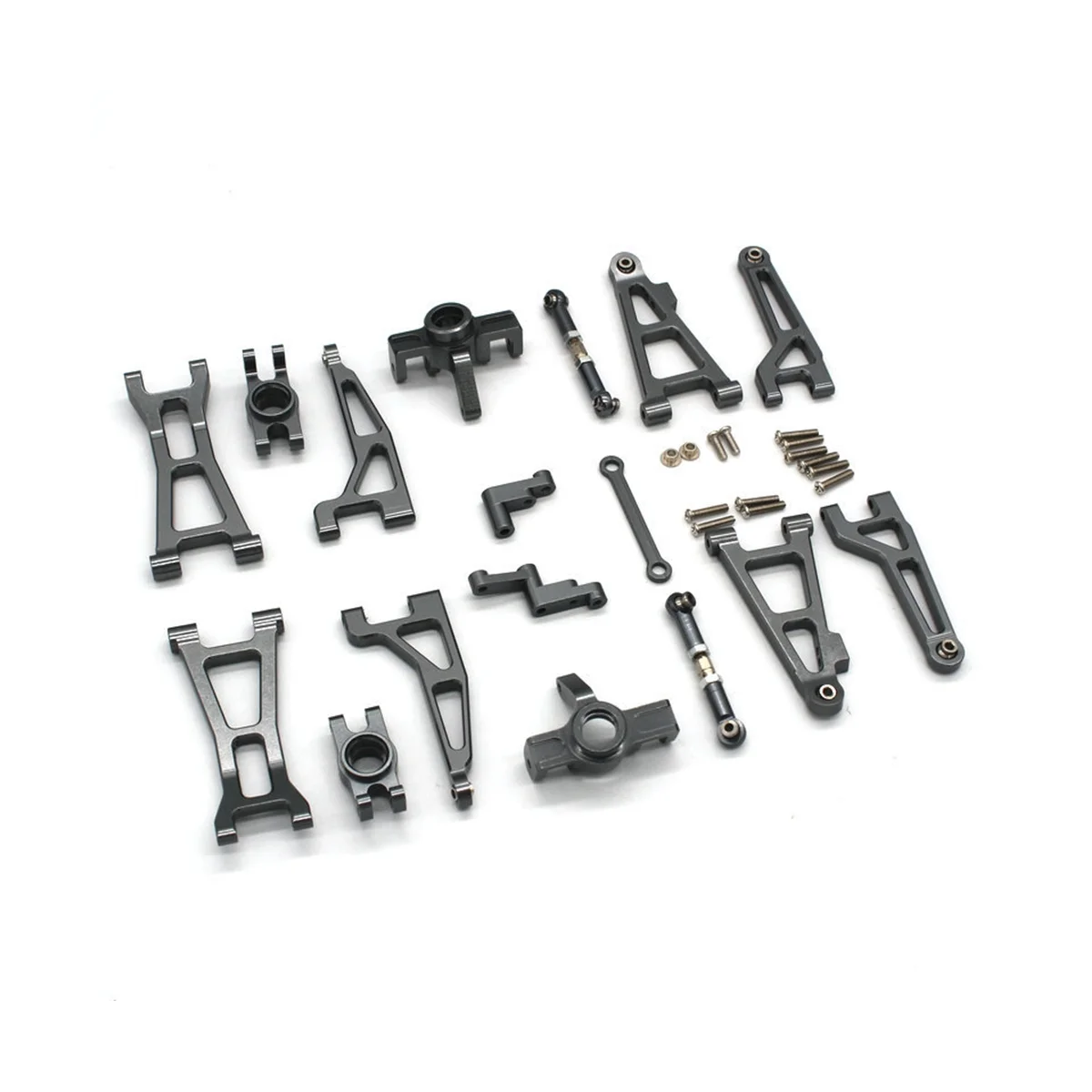 

Metal Suspension Arm Steering Block Set for HBX 16889 16889A 16890 16890A SG1601 SG1602 1/16 RC Car Upgrade Parts Kit,3
