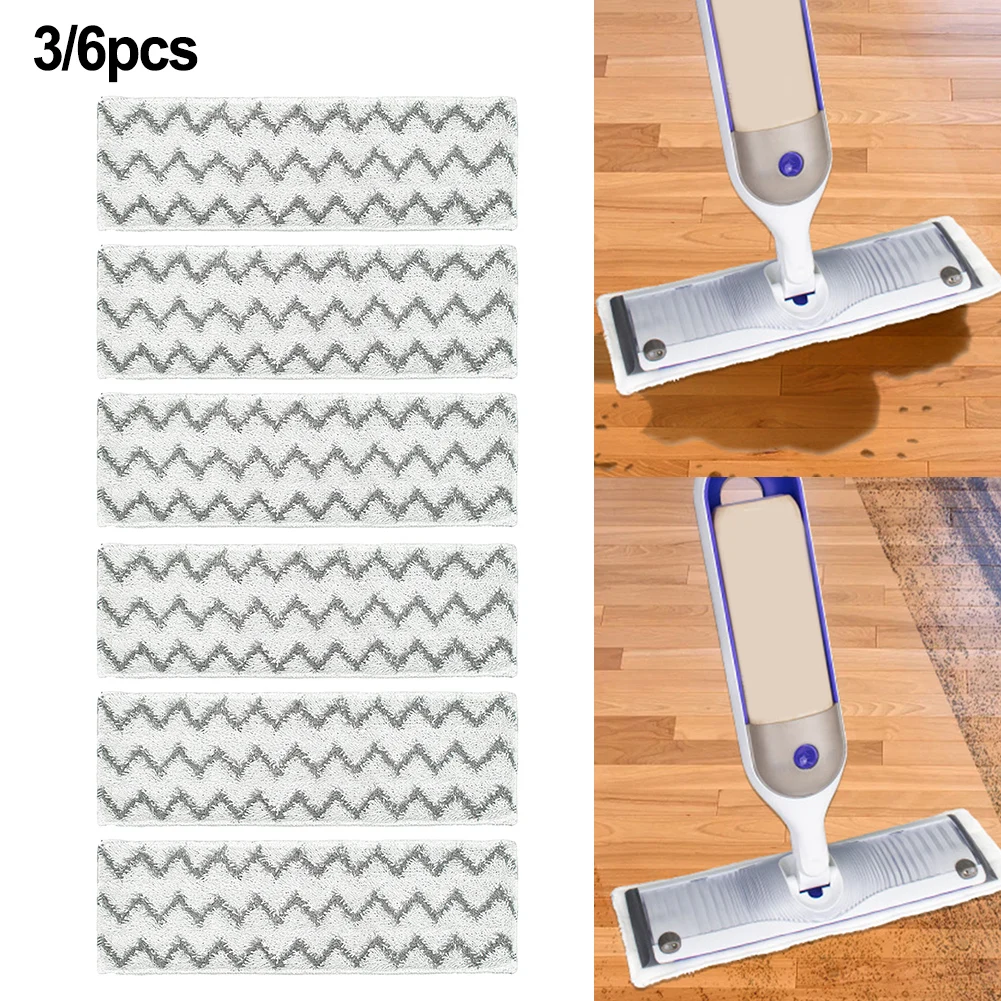 3/6 Pcs Microfiber Mop Pad Reusable Mop Pads Microfiber Mop Pads For Swiffer PowerMop Standard Size For Household Cleaning
3/6 Pcs Microfiber Mop Pad Reusable Mop Pads Microfiber Mop Pads For Swiffer PowerMop Standard Size For Household Cleaning