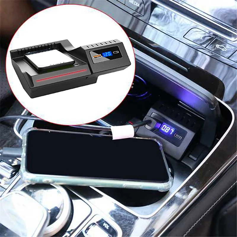 Автомобильное беспроводное зарядное устройство 15 Вт, панель телефона для Mercedes Benz GLC 2015-2020 QC3.0 USB PD, держатель для быстрой беспроводной зарядки
Автомобильное беспроводное зарядное устройство 15 Вт, панель телефона для Mercedes Benz GLC 2015-2020 QC3.0 USB PD, держатель для быстрой беспроводной зарядки