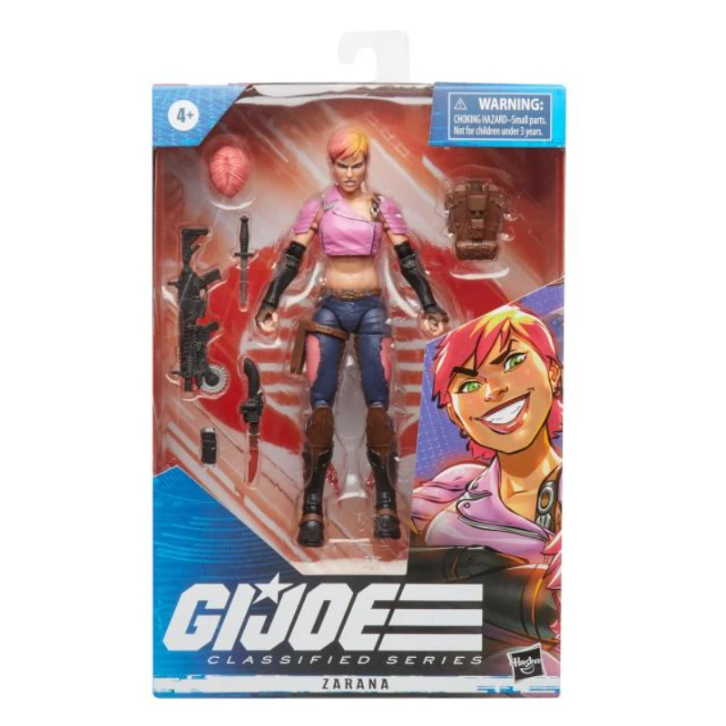 

Hasbro GIJOE Special Forces 6-inch Movable Zarina Hong Kong Version Action Toy Figure Model Ornament Movable Doll