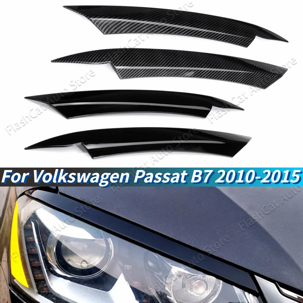 

Накладка на переднюю фару автомобиля, наклейки на заднюю панель для VW Passat B7 2010 2011 2012 2013 2014 2015, комплекты отделки корпуса из АБС-пластика