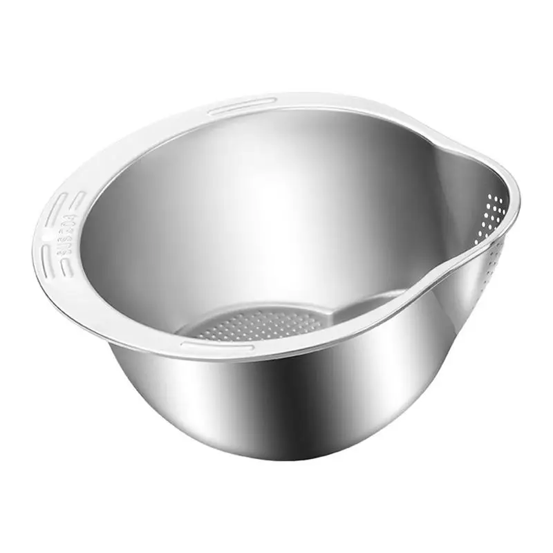 Rice Washer Strainer Bowl Multifunctional Rice Panning Strainer Basket Sink Drain Inclined Mouth Thicken Large Rice Washer Bowl
Rice Washer Strainer Bowl Multifunctional Rice Panning Strainer Basket Sink Drain Inclined Mouth Thicken Large Rice Washer Bowl