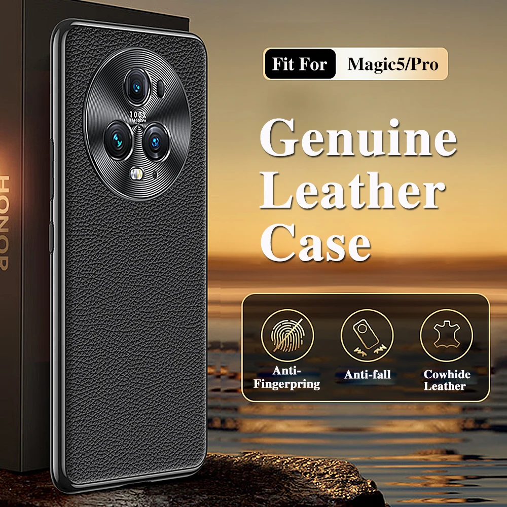 Original Hard PC Cover For Huawei Magic 5 Pro Case luxury Nature Leather shockproof Plating Capa Mobile Phone Back Funda
Original Hard PC Cover For Huawei Magic 5 Pro Case luxury Nature Leather shockproof Plating Capa Mobile Phone Back Funda