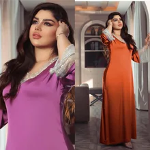 Abaya Dubai Turkey Muslim Satin Hijab Dress Kaftan Islam Clothing Maxi Dresses Abayas For Women Vestidos Robe Musulman De Mode
Abaya Dubai Turkey Muslim Satin Hijab Dress Kaftan Islam Clothing Maxi Dresses Abayas For Women Vestidos Robe Musulman De Mode