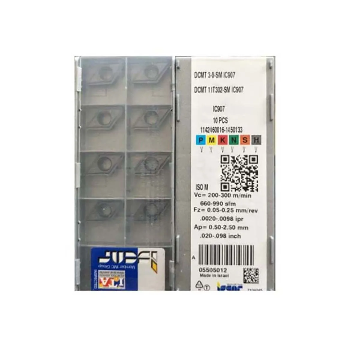 ISCAR 100% Original DCMT DCMT11 DCMT11T304 SM IC907 DCMT07 DCMT070204 DCMT11T308 Medium Roughing Carbide Turning Inserts
ISCAR 100% Original DCMT DCMT11 DCMT11T304 SM IC907 DCMT07 DCMT070204 DCMT11T308 Medium Roughing Carbide Turning Inserts
