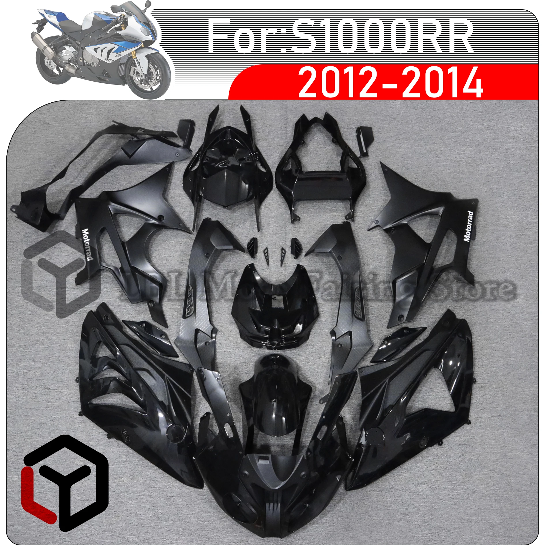 

Motorcycle Fairings Kit Fit For BMW S 1000RR S1000 RR S1000RR 2012-2014 Bodywork Set High Quality ABS Injection Full Fairing
