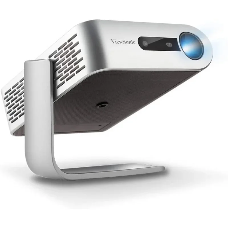 

ViewSonic M1 портативный проектор с автоматическим кейстон, двойные Bluetooth колонки Harman Kardon и HDMI, USB C, потоковый Netflix w
