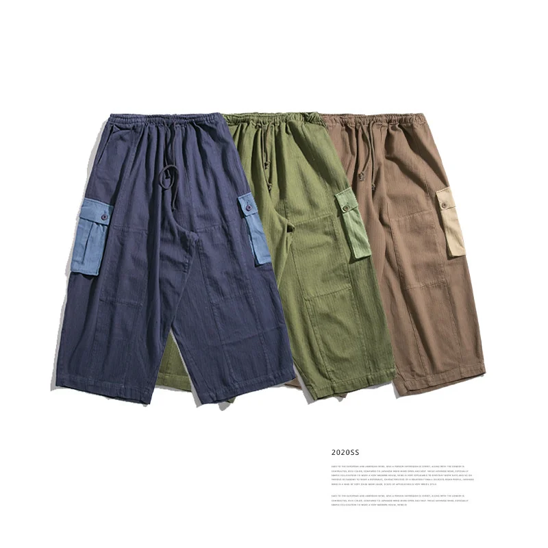 Outdoors Trekking Hiking Trendsetter Summer Men's Trousers American Casual Loose Straight Harun Tooling Wide Leg Short Pants
Outdoors Trekking Hiking Trendsetter Summer Men's Trousers American Casual Loose Straight Harun Tooling Wide Leg Short Pants