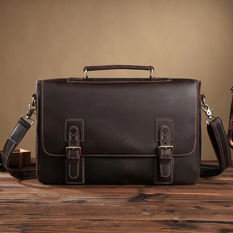 AETOO Foreign trade leather men's bags European and American trend retro handbags Crazy horse leather men's business one-shoulde
AETOO Foreign trade leather men's bags European and American trend retro handbags Crazy horse leather men's business one-shoulde