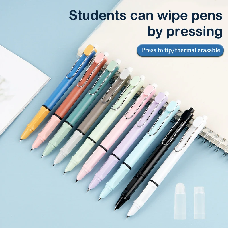 

1Pcs Fountain Pen Press Type Ink Pen Retractable 0.38 Nib Converter Filler Student Stationery Office School Supplies Gifts