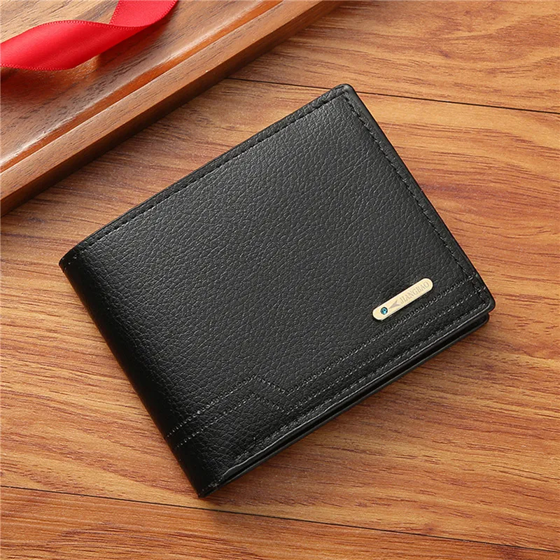 Men's Short Wallet High Quality PU Leather Wallets Multi-slot Coin Purses Male Fashion Simple Wallet
Men's Short Wallet High Quality PU Leather Wallets Multi-slot Coin Purses Male Fashion Simple Wallet