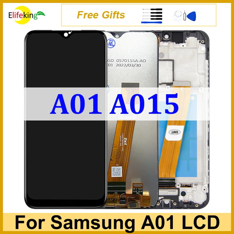 

5.7" LCD For Samsung Galaxy A01 A015 Display Touch Screen A015F A015G A015DS Digitizer New Assembly Replacement Repair Parts