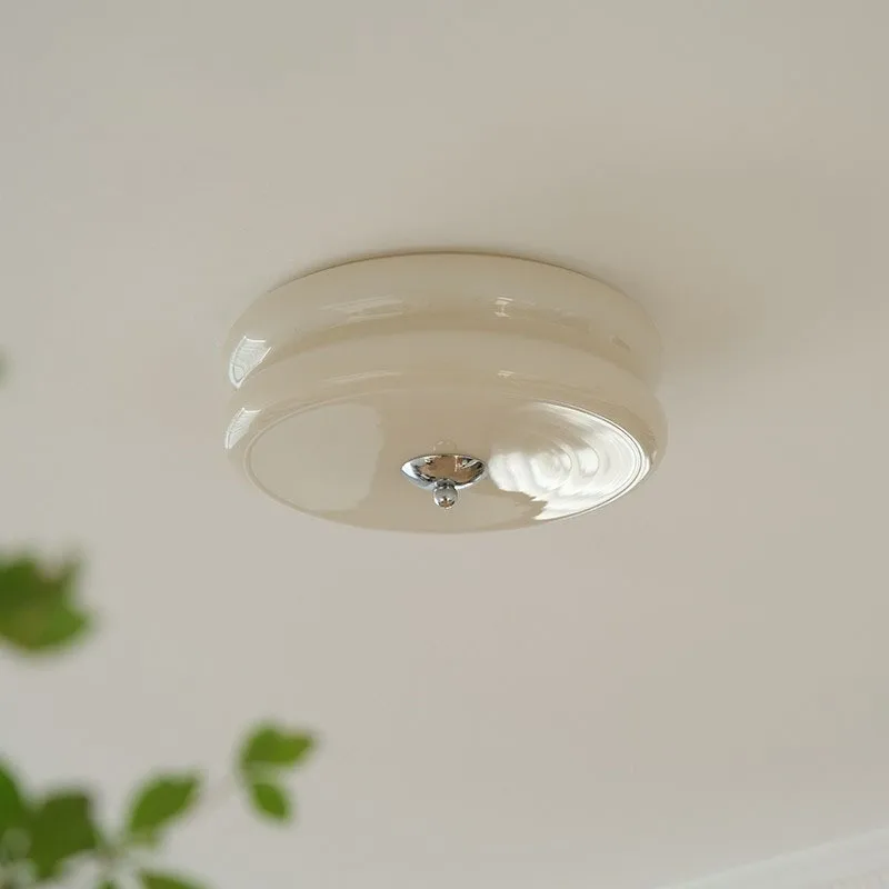Atmosphere Medieval Bauhaus Cream Glass Ceiling Light Bedroom Bedside Led Ceiling Lamp Study Gateway Corridor Coffee Table Study
Atmosphere Medieval Bauhaus Cream Glass Ceiling Light Bedroom Bedside Led Ceiling Lamp Study Gateway Corridor Coffee Table Study