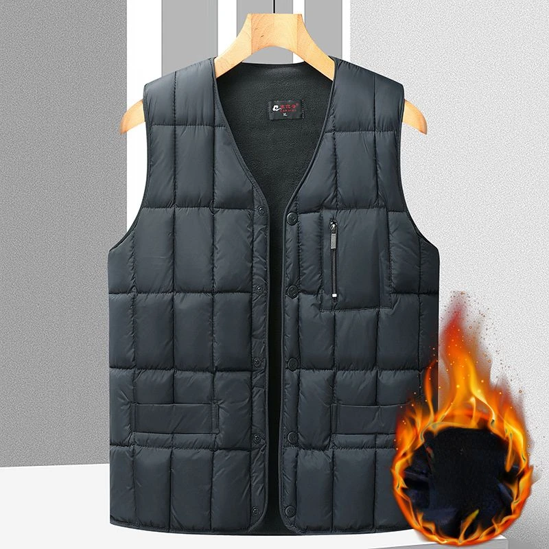 2023 Men Autumn Winter Warm Sleeveless Jacket V-neck Button Lightweight Waistcoat Casual Tops Vest Cotton Waistcoat Coats B44
2023 Men Autumn Winter Warm Sleeveless Jacket V-neck Button Lightweight Waistcoat Casual Tops Vest Cotton Waistcoat Coats B44