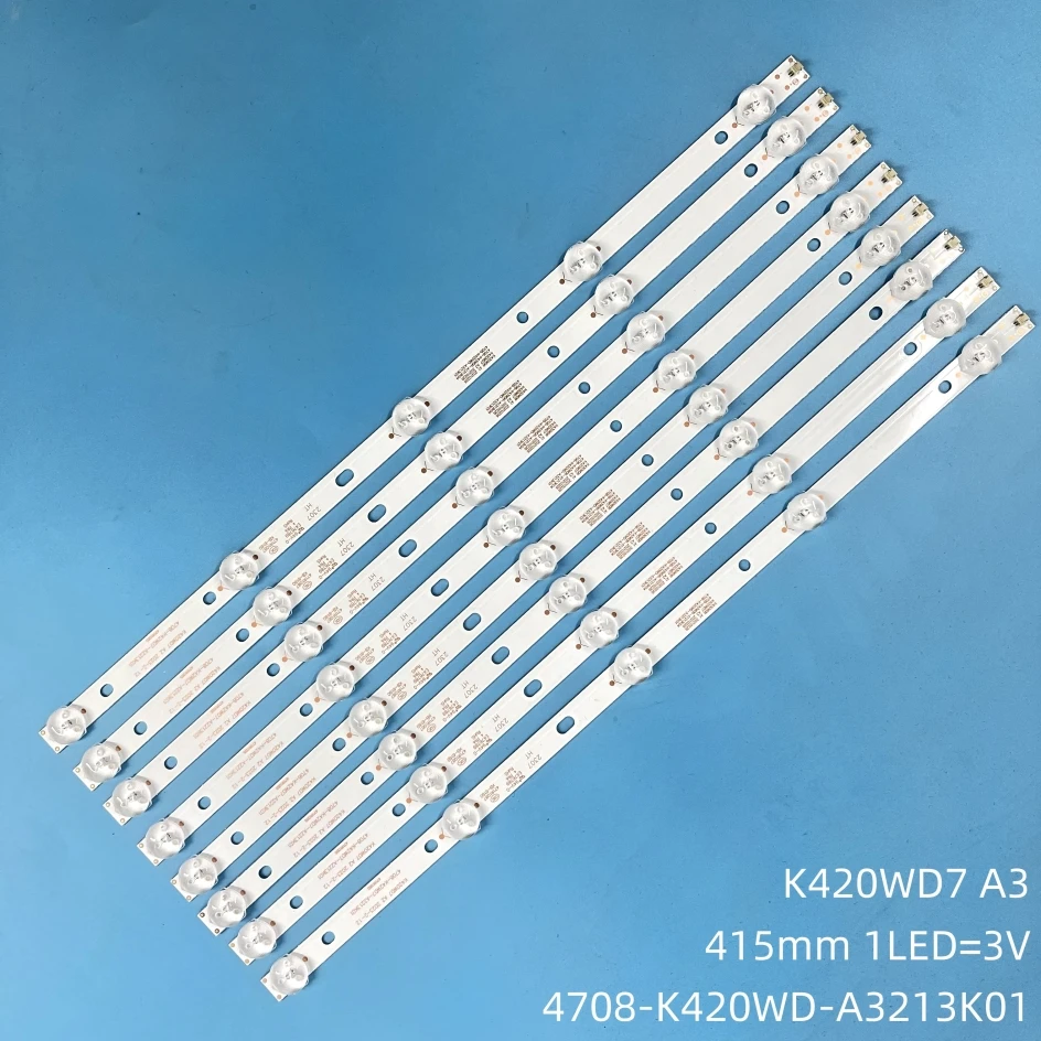 

TV Lamps Kit LED Backlight Strips For Telefunken TF-LED43S36T2 TF-LED43S59T2 LED Bars 4708-K420WD-A3213K01 LED K420WD7 A3