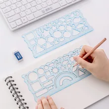 Creative Children's Educational Multi-Functional Ever-Changing Kaleidoscope Student Stationery Cute Drawing Ruler 
Creative Children's Educational Multi-Functional Ever-Changing Kaleidoscope Student Stationery Cute Drawing Ruler