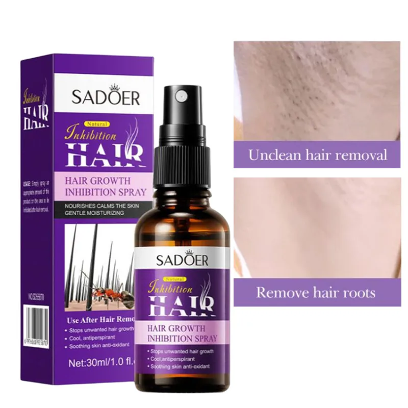 30ml Permanant Hair Growth Removal Inhibitor Spray Beard Bikini Intimate Legs Body Armpit Painless Facial Stop Hair
30ml Permanant Hair Growth Removal Inhibitor Spray Beard Bikini Intimate Legs Body Armpit Painless Facial Stop Hair