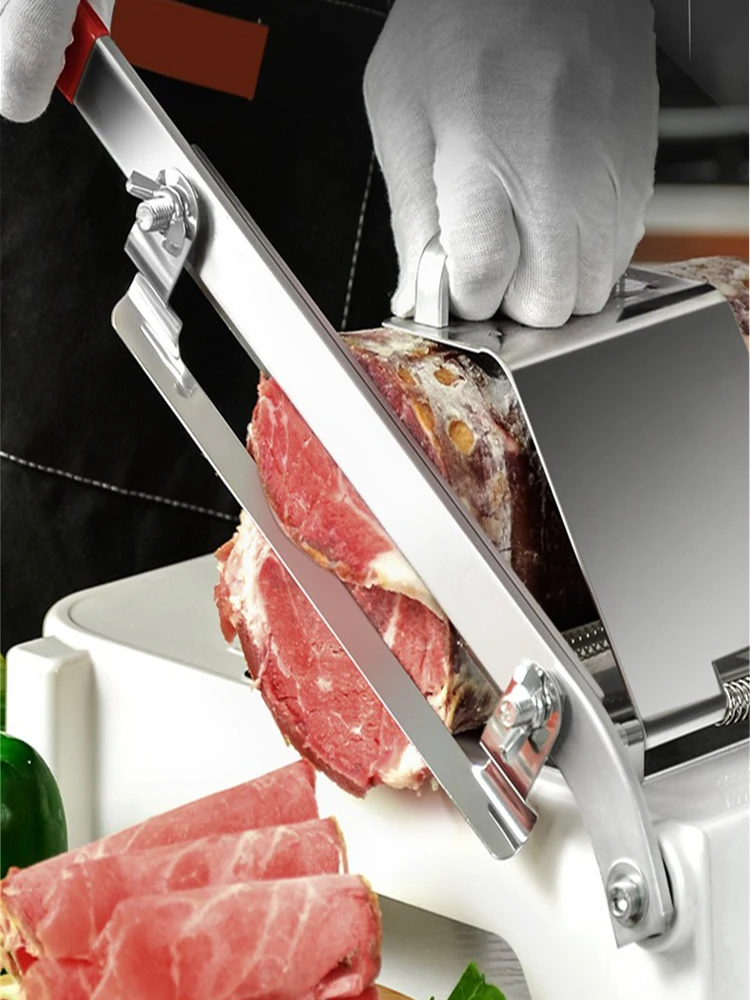 Home Kitchen Frozen Meat Slicer Manual Stainless Steel Food Cutter Slicing Machine Automatic Meat Delivery Nonslip Handle
Home Kitchen Frozen Meat Slicer Manual Stainless Steel Food Cutter Slicing Machine Automatic Meat Delivery Nonslip Handle