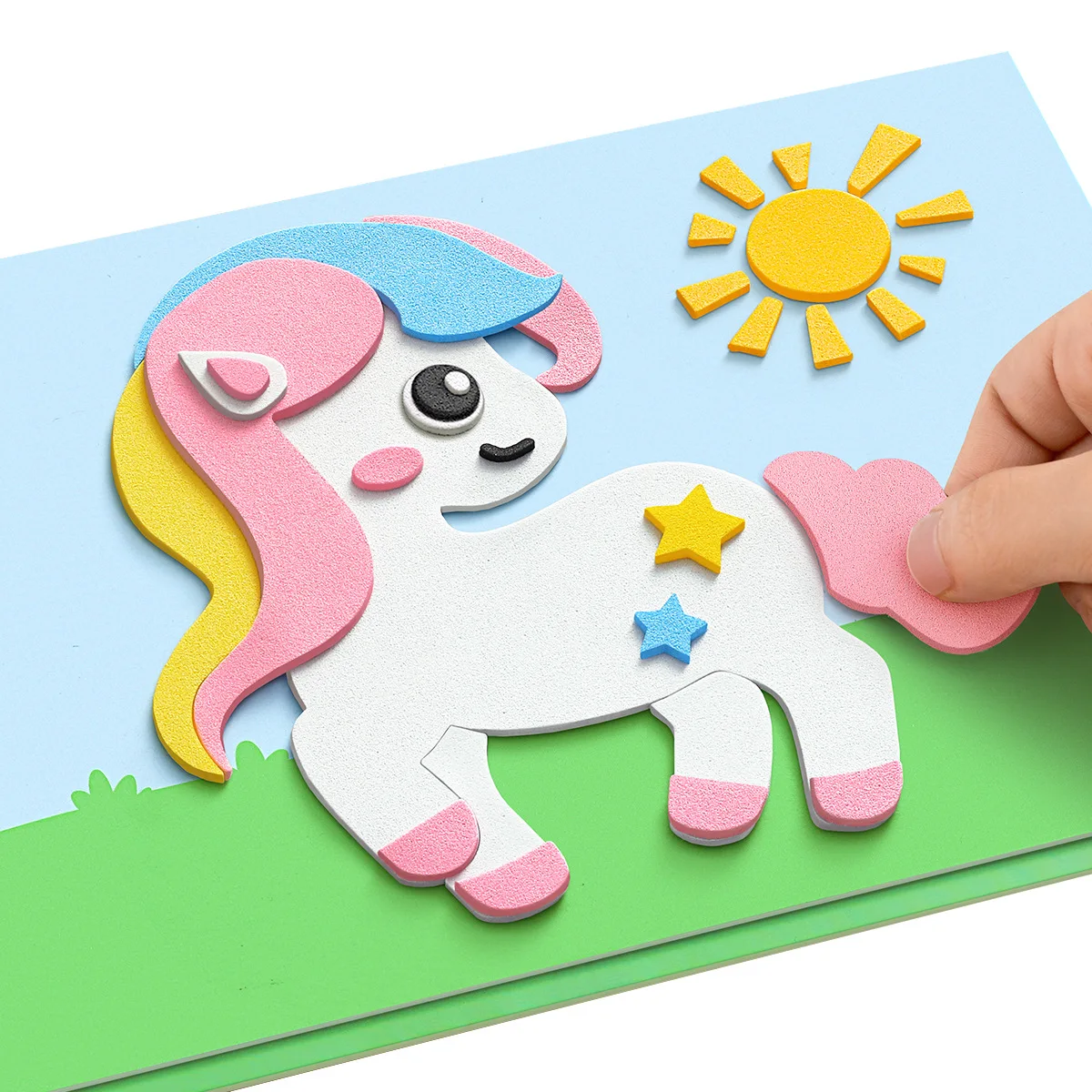 12pcs 3D EVA foam sticker set, DIY cartoon animal learning education painting sticker, art classroom painting puzzle handicra 12pcs 3D EVA foam sticker set, DIY cartoon animal learning education painting sticker, art classroom painting puzzle handicra