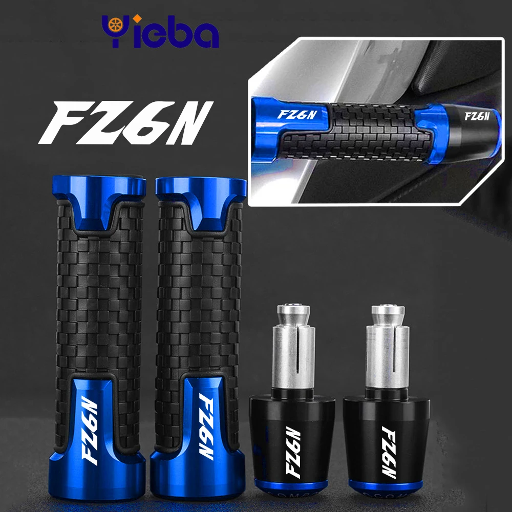 

Handlebar Grips Handle Bar Cap End Plugs CNC 7/8"22MM Motorcycle FOR YAMAHA FZ6N FZ 6 N 2004 2005 2006 2007 2008 2009-2011 2010